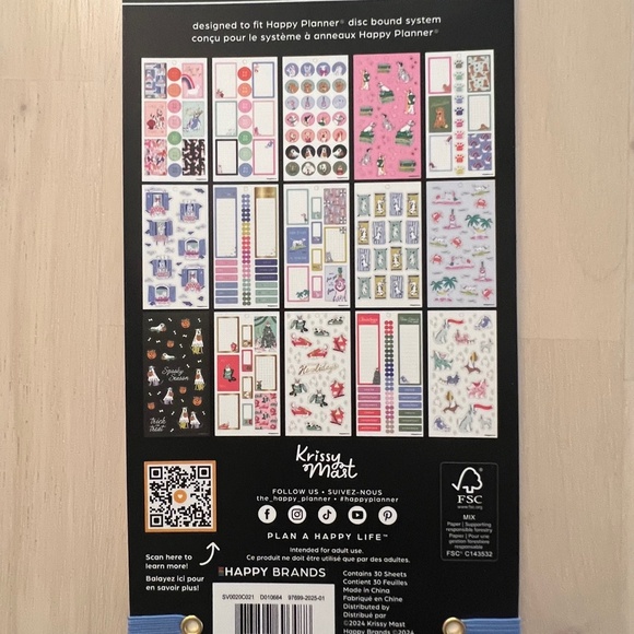 NEW Happy Planner Krissy Mast Stickers - Picture 13 of 13